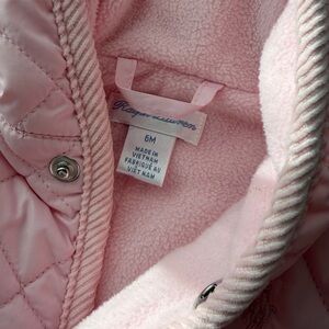 Ralph Lauren Light Pink Quilted Baby Jacket